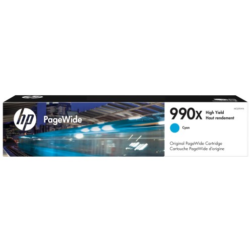 HP 990X High Yield Cyan Original PageWide Cartridge - M0J89AN